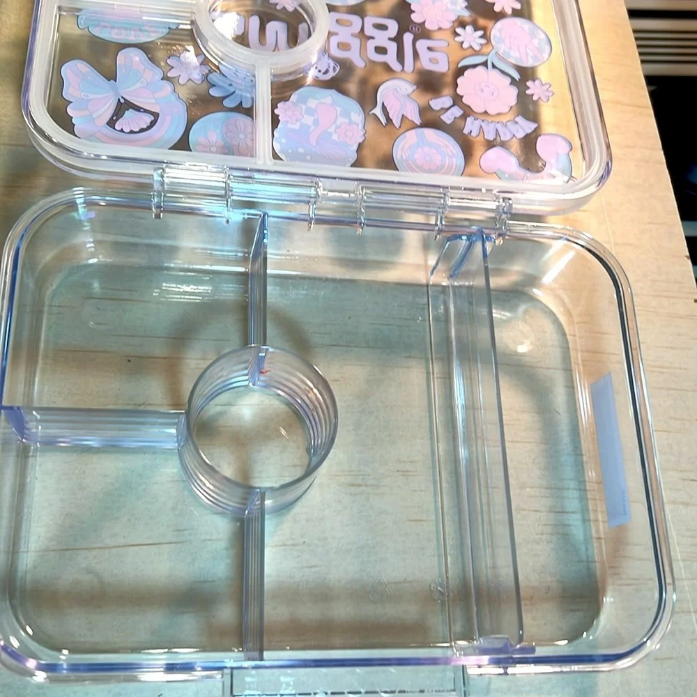 Smiggle Clear Decorative Snack/Lunch Box